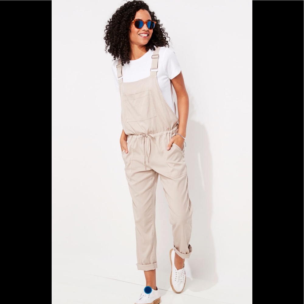 Vineyard Vines over dyed beachy overalls